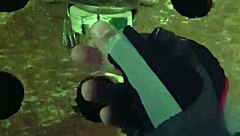 Rana's Gloved Handjob Ends in Explosive Facial Cumshot