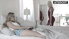 top 5 girl-on-girl threesomes with ember snow nicole doshi compilation?