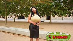 thick black jenifer dominicana hunts street dick with giant boobs rough interracial ride