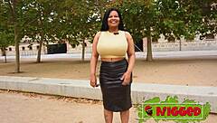 thick black jenifer dominicana hunts street dick with giant boobs rough interracial ride