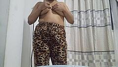 step-cousin massages tits pussy till squirting orgasm