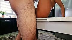 Real Horny Kitchen Fuck Fest!