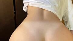 Skinny Roommate Delivers Ultimate Lap Dance Riding Cowgirl Passion