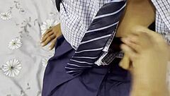 asian college babe dives into hardcore tight pussy experiment