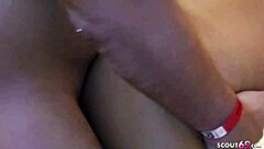 deutsche milf fickt jungspund nach party hardcore threesome