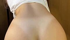 Skinny Roommate Delivers Ultimate Lap Dance Riding Cowgirl Passion