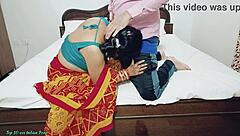 Desi big boobs mom teaches pussy fuck