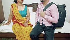 Desi big boobs mom teaches pussy fuck