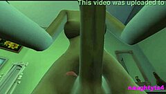 futa roommate gets sloppy blowjob and cumshot from horny female pov