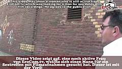 german milf convinced for street pickup and outdoor fuck 💋
