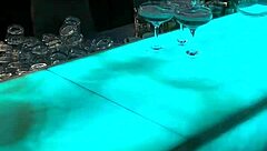 Vacation thrill pulling off panties in toilet for evening fun