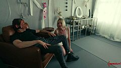 depraved pawg rebel rhyder slurps massive saved cum from boots ass and floor