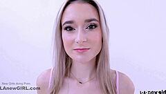 cute blonde teen fucked hard during daddy's casting couch audition