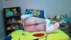 needy chubby femboy gapes ass with first bad dragon dildos