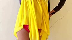 hubby pound my wet pussy in yellow dress!