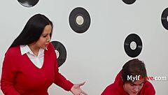 mature milf challenges friend to fuck better than her big tits group