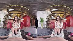 Brunette's Secret Bar Anal Pounding Craves More