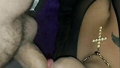 hubby lets buddy creampie his brazilian milf