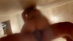spying friend's blonde milf shower deepthroat invites creampie pounding
