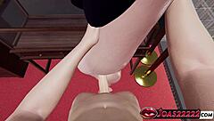 yo, hot rosalin's perfect wet 3d hentai body gets pounded doggystyle pov