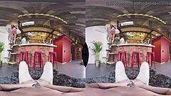 Brunette's Secret Bar Anal Pounding Craves More