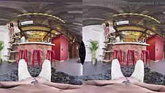 Brunette's Secret Bar Anal Pounding Craves More