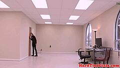 ebony bdsm slut deepthroats before rough pounding!