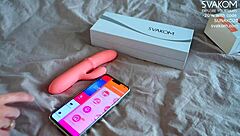 i let stranger control svakom toy fucking me close up orgasm