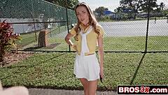 Athletic Tennis Babe Ass Fucked For Cash Pickup