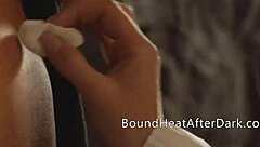 big natural titted lesbian slave bound fingered dominated hard