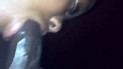 Ghetto Bitch Gags Chokes Deepthroats Monster BBC Hardcore