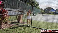 Athletic Tennis Babe Ass Fucked For Cash Pickup