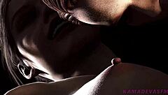 jill grinds claire's pussy in uniform lesbian heat