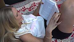 18yo Blonde Jessi Surrenders Virginity To First Huge Cock Thrust!