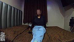 Argentinian brunette curvy casting creampie doggystyle pov