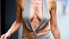 damn those massive natural tits bounce braless on busty milfs!