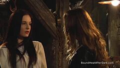 big natural titted lesbian slave bound fingered dominated hard