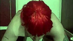 bisexual sissy slut savors deep ass-to-mouth plunge