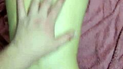 old man licks fucks tight teen pussy condom cum inside