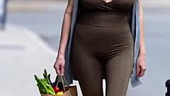 damn those massive natural tits bounce braless on busty milfs!