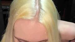 i fucked busty blonde in car and facialed her