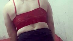 Carolcross Trans Prostitute Lifts Miniskirt for Ass Play