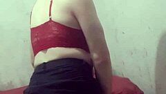 Carolcross Trans Prostitute Lifts Miniskirt for Ass Play