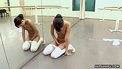 asian ballerina scratches wet pussy itch with hardcore monster cock pounding  