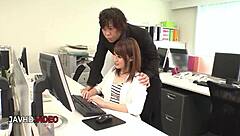 Yumi Maeda Bent Over Boss Doggystyle Office Cum