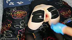 Bottle Deep In Ass Before Hard Fisting Gapes Skinny Hole