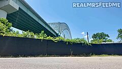 real memphis slut deepthroats monster bbc outdoors sloppy!