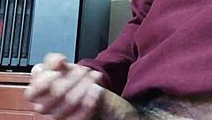 Big Cumshot Explodes From Hard Slapping Latina Cock