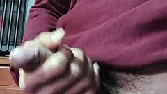 Big Cumshot Explodes From Hard Slapping Latina Cock