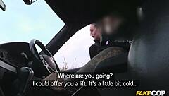 Slutty American Milf Fishnets Fucked British Cop Outdoor Uniform